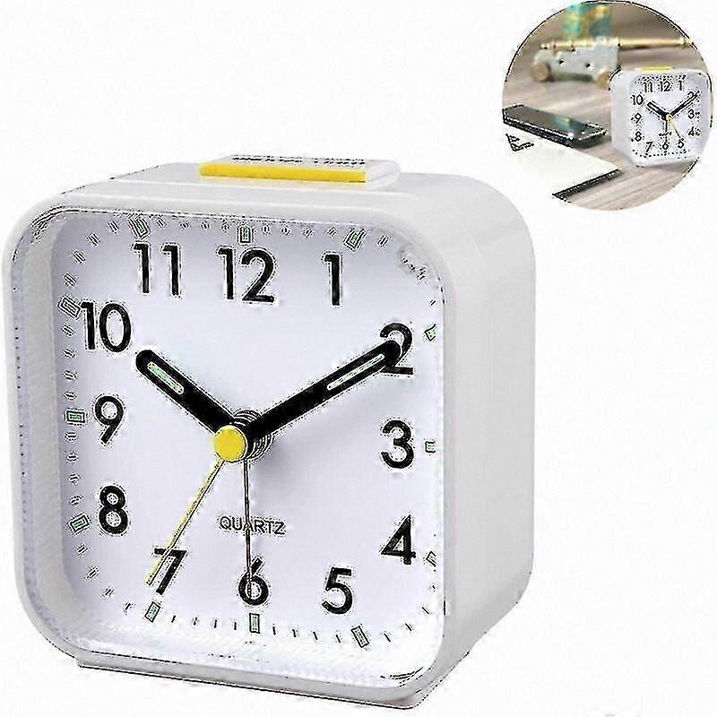Quiet Alarm Clock with Snooze, Adjustable Volume, Easy Setup, and Multiple Functions