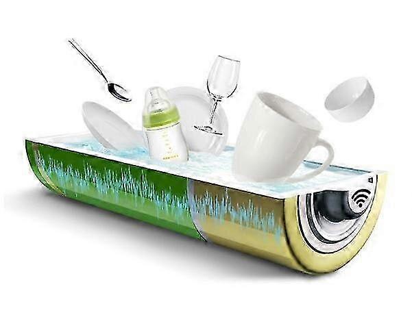 Ultrasonic Dishwasher, Lightweight Compact, Oxidation Bubbles, Kitchen Tableware Cleaner