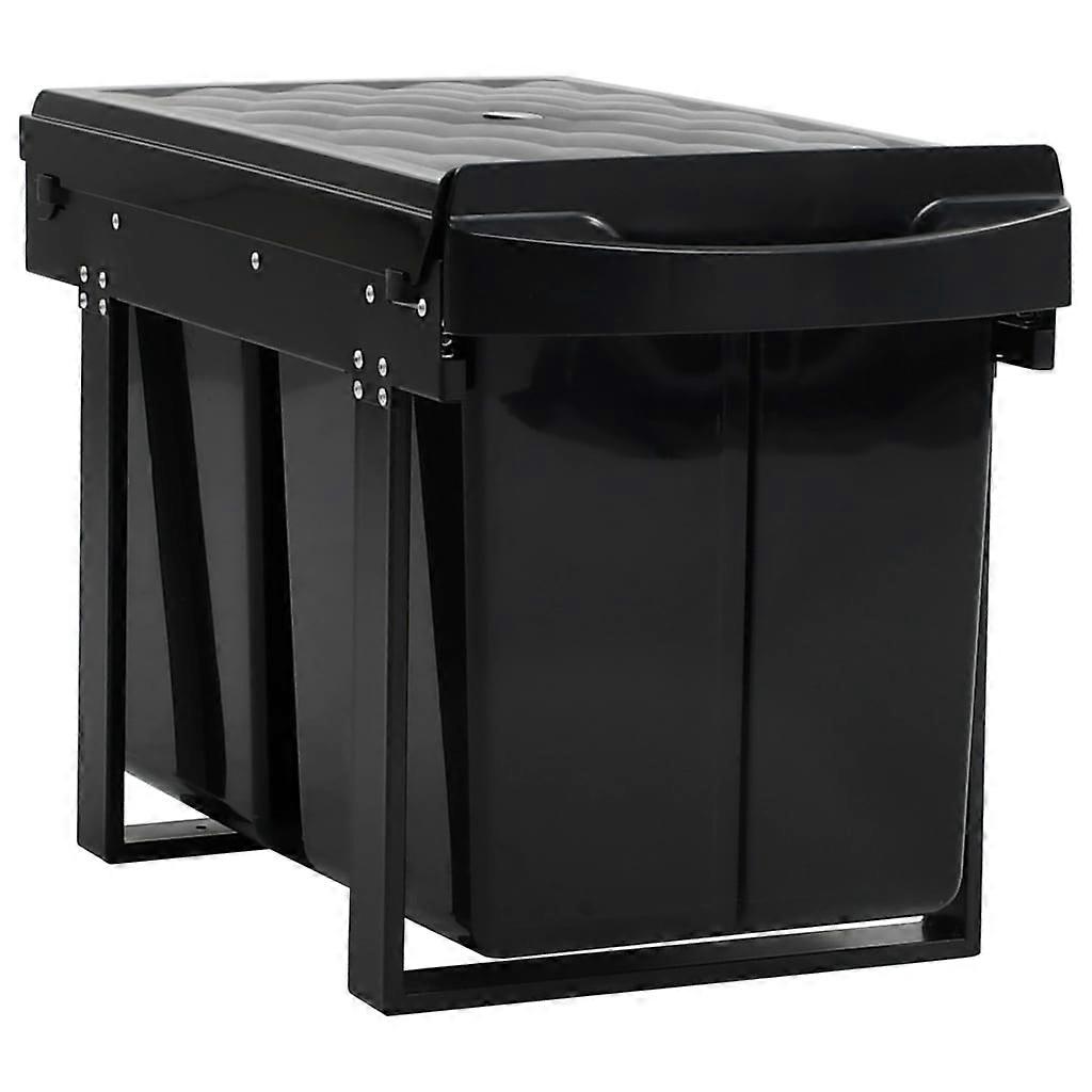 Kitchen Cupboard Pull Out Dustbin Soft Close 48 L Rubbish Bins