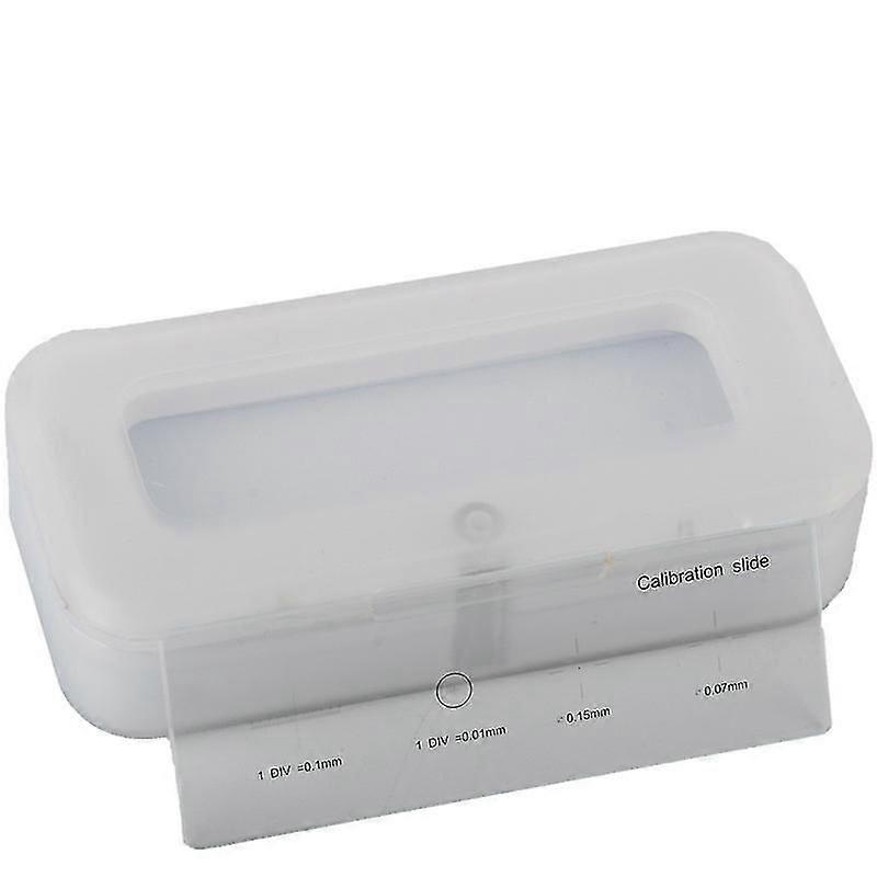 0.01mm Microscope Slides Reticle Calibration Slide Ruler Cross Multifunctional Microscope Calibrati
