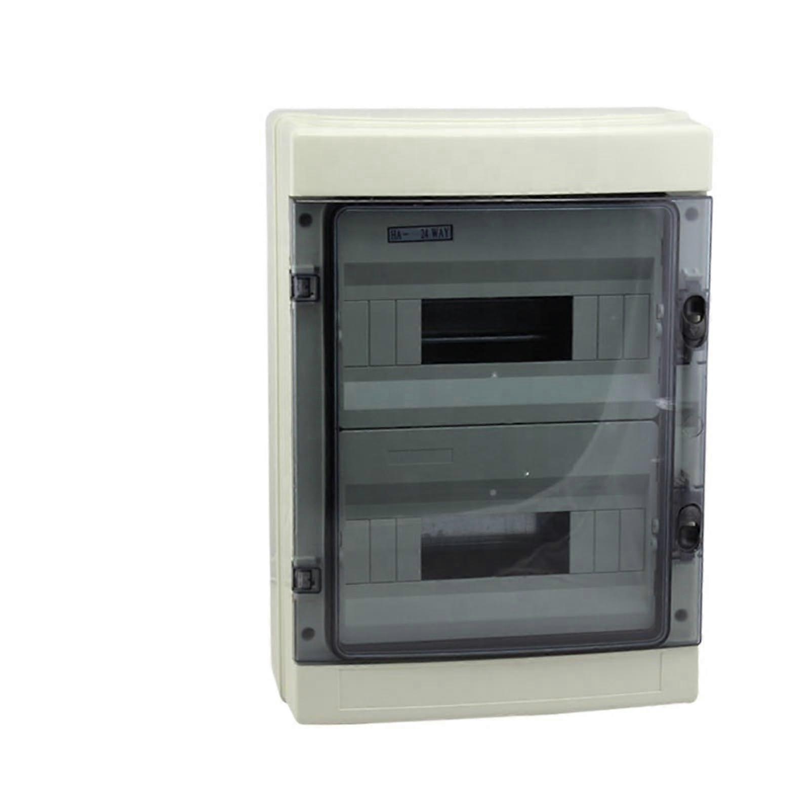 Solar PV Combiner Box 24 Way Outdoor Panel String ABS PC IP65 Weatherproof Junction Box