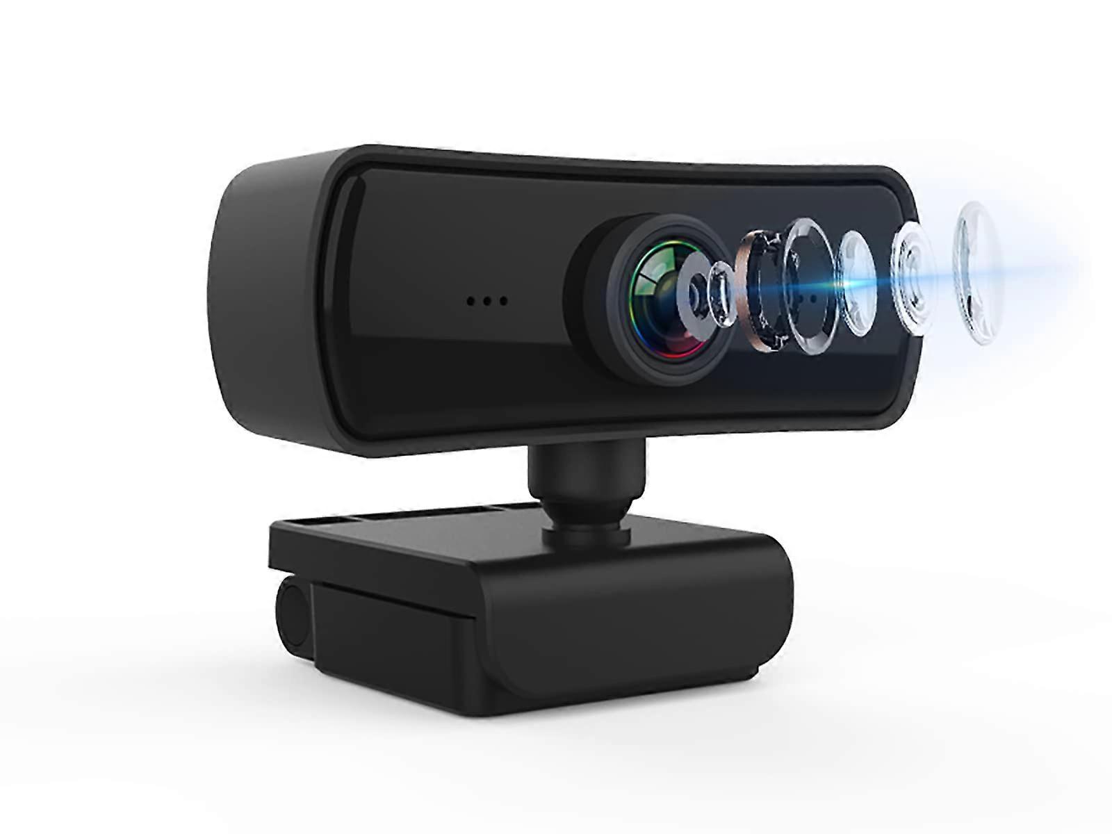 HD Webcam with Microphone and Speaker, Smart Motion Detection, TwoWay Voice Intercom