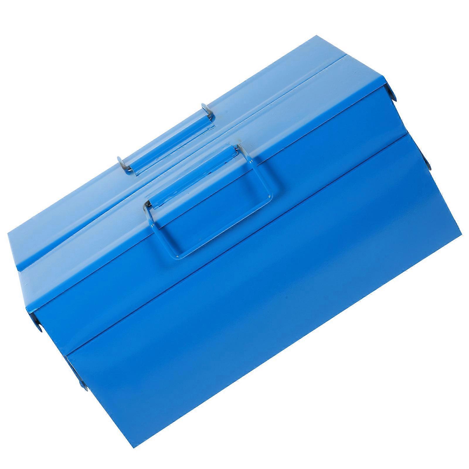 Multi-Use Tool Box Iron Storage Container Lockable Tools 1Pack