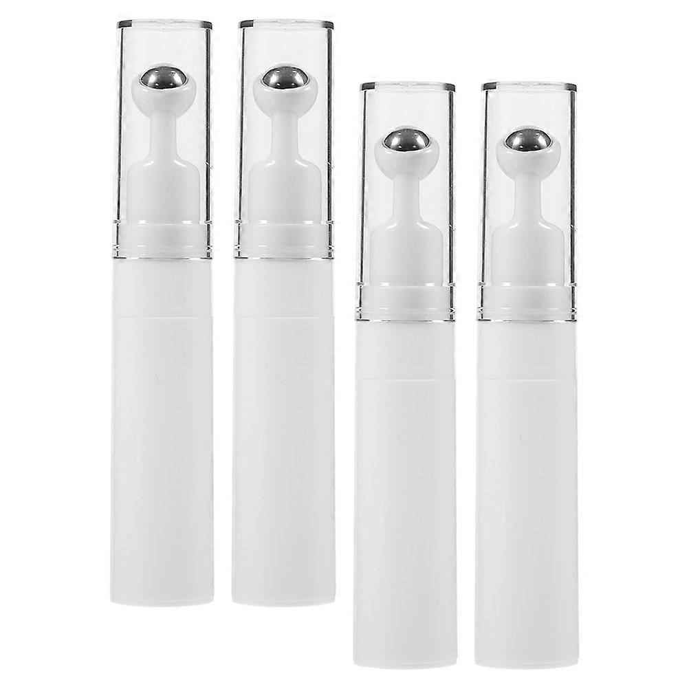 Refillable Roll on Bottles Glass for Eye Massage 8Pcs Container