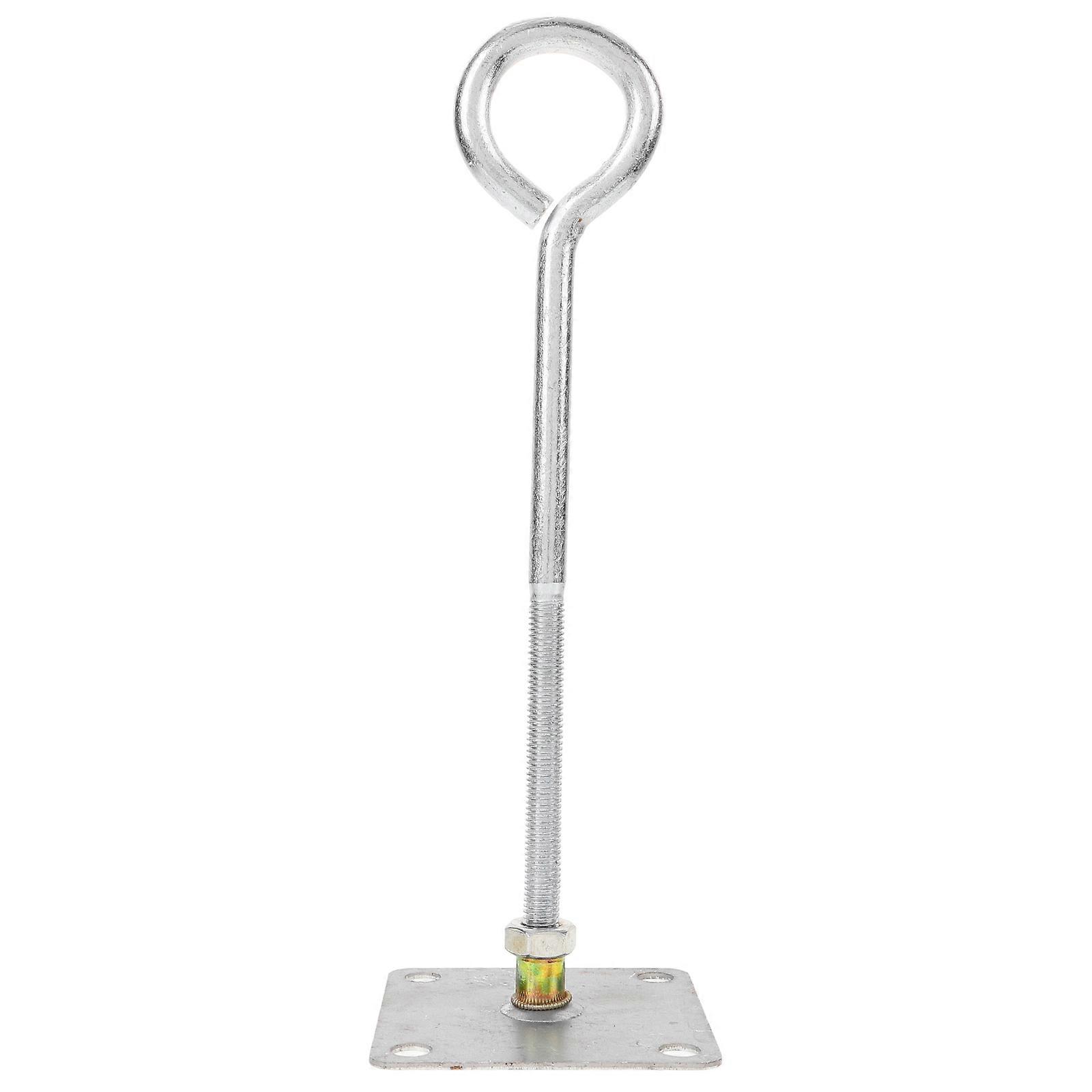Ceiling Fan Hook Steel for Ceiling Installation 1 Piece Silver Durable
