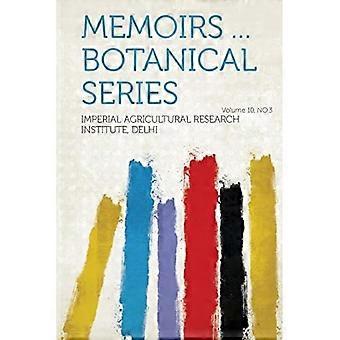 Memoires Botanische Serie Deel 10, Nr. 3