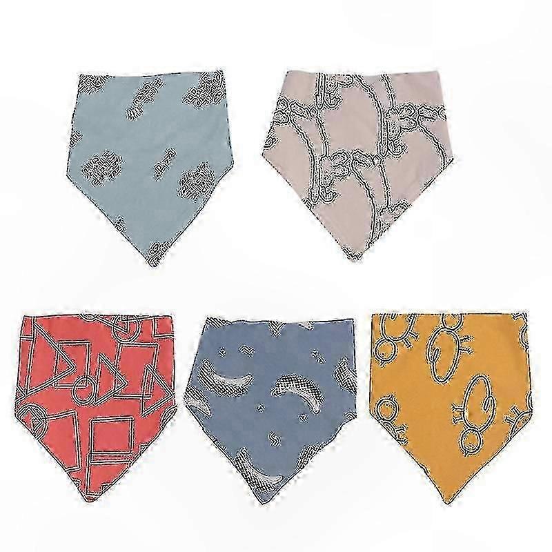 5-Pack Feeding Bibs compatible Lunch