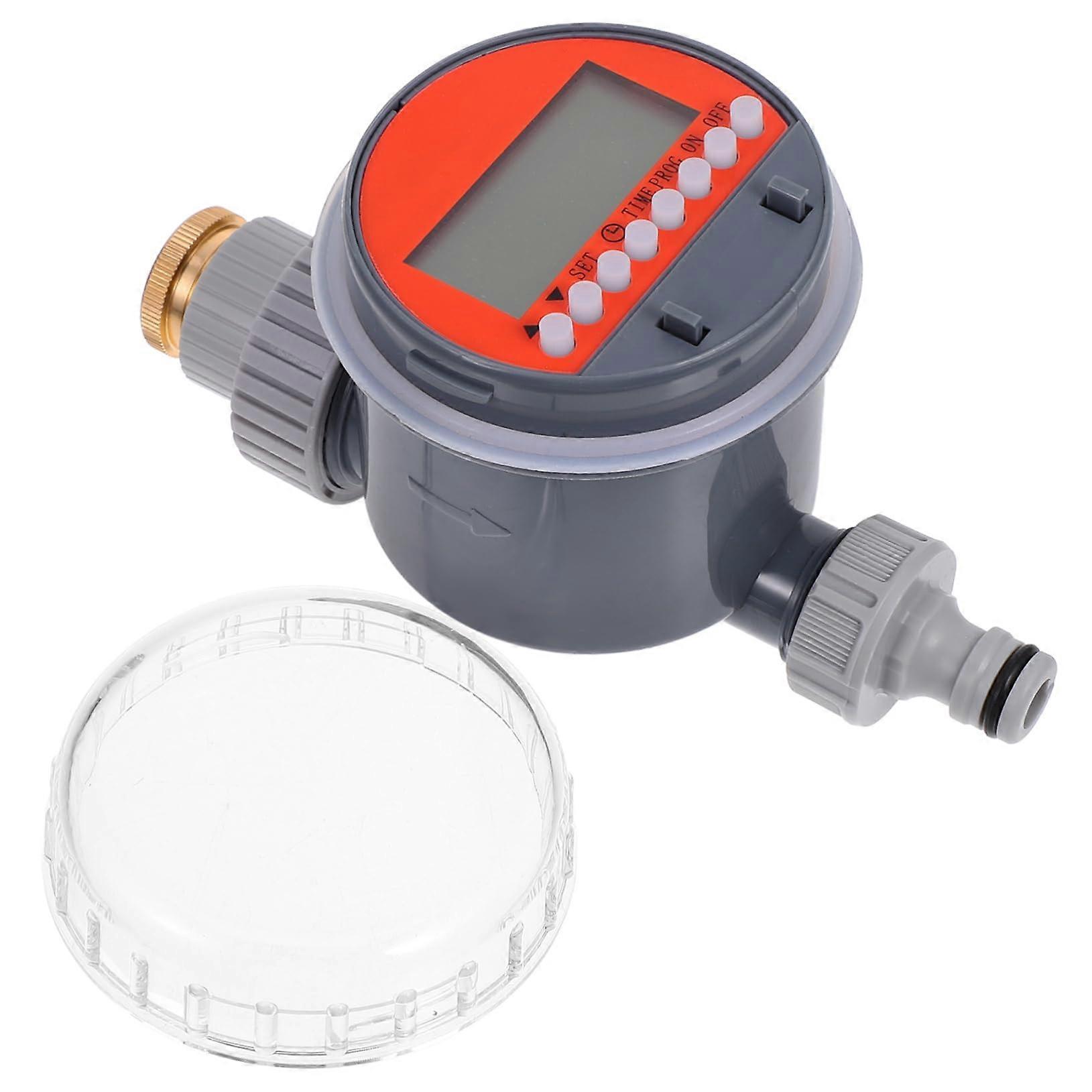 Digital Water Timer with Automatic Scheduling, WeatherResistant Garden Hose Controller for Lawn