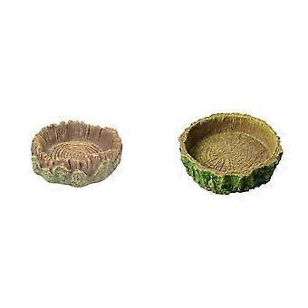 3/2/1 stuks Reptielenvoerbak, water- en voerbak voor baardagamen, hagedissen, gekko's, schildpadden, heremietkrabben – Geschikt voor terrariums