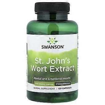 Swanson, St. John's Wort Extract, Standardized, 300 mg, 120 Capsules, 3-Pack