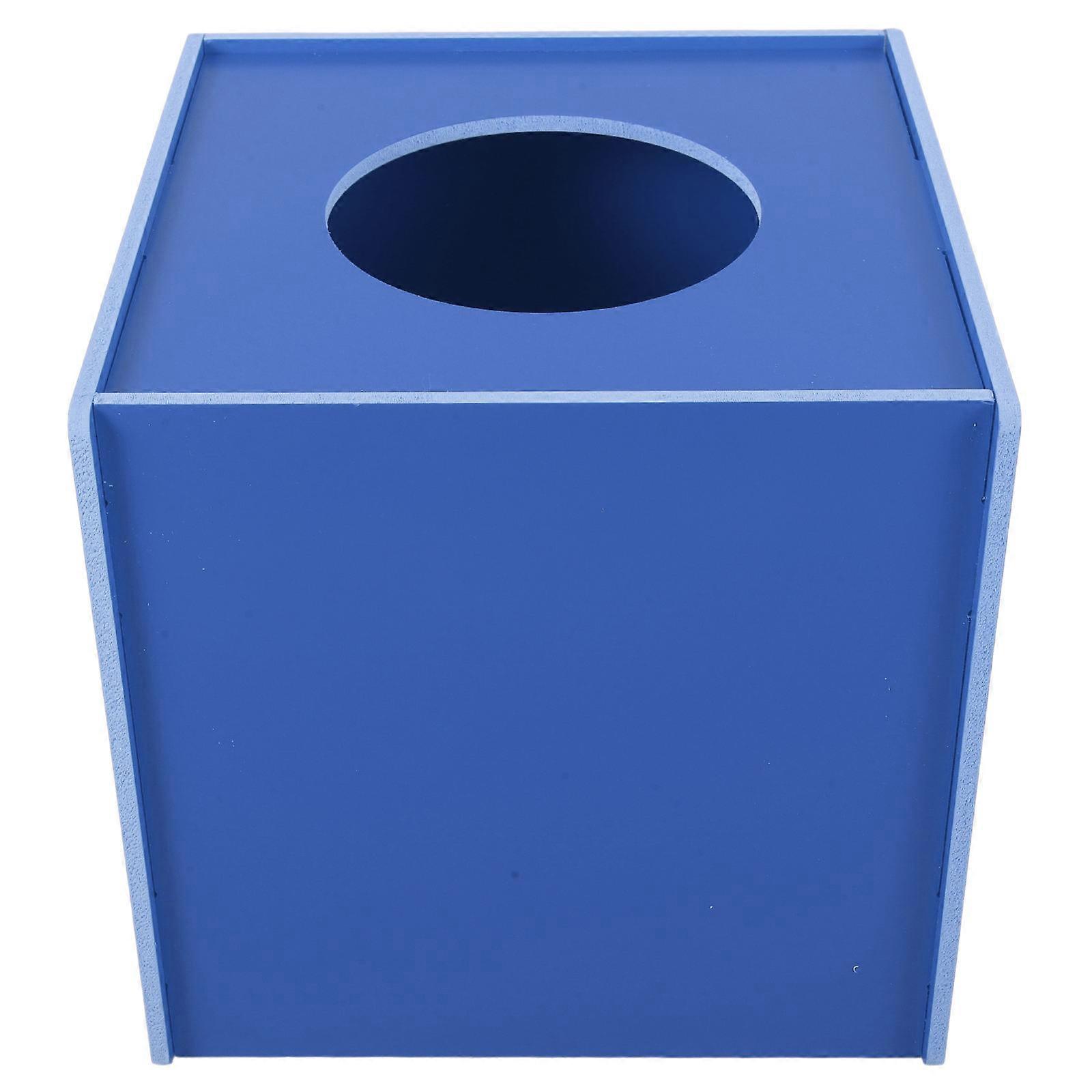 Blue Box Raffle Box for Storage Use PVC Material