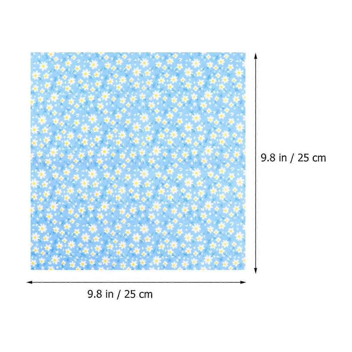 Printed Cotton Cloth DIY Set Containing 1Set for Patchwork and Sewing