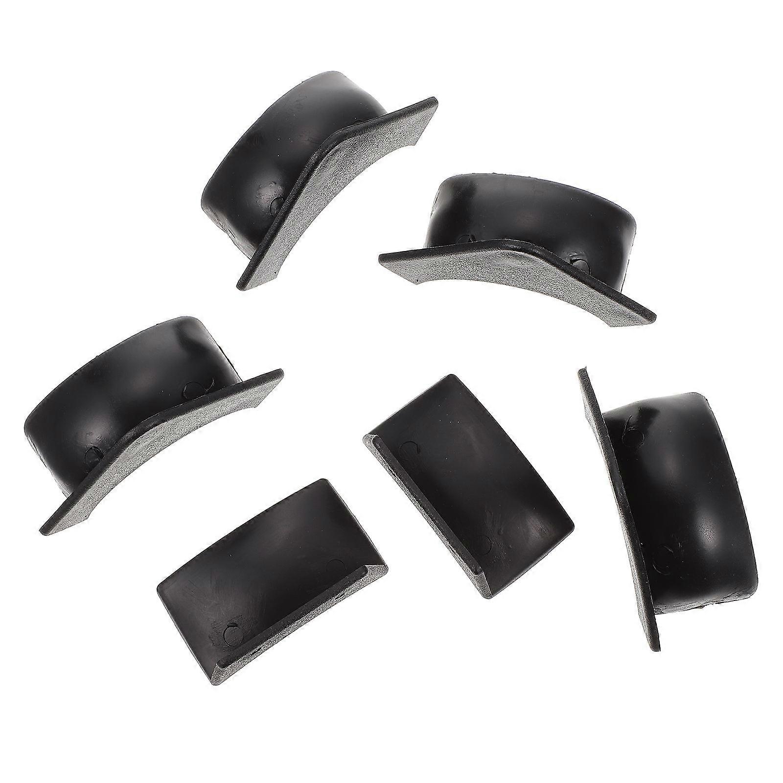 Billiards Table Pocket Liner Black Replacement Accessories 6Sets for Pool