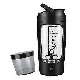 Bouteille shaker électrique rechargeable pour protéines, idéale pour les mélanges protéinés.