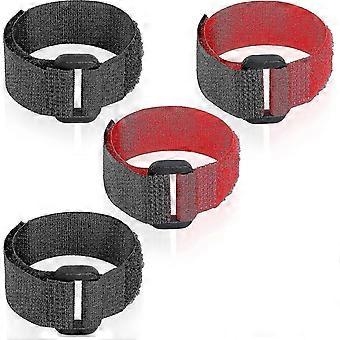 4 Pieces Anti Hook Rooster Collars, Adjustable No Crow Nylon Chicken Neckbands Noise Free