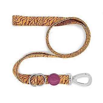 Verstelbare hondenhalsband gemaakt van gerecycled sinaasappelhout, 75-230 x 1,5 cm