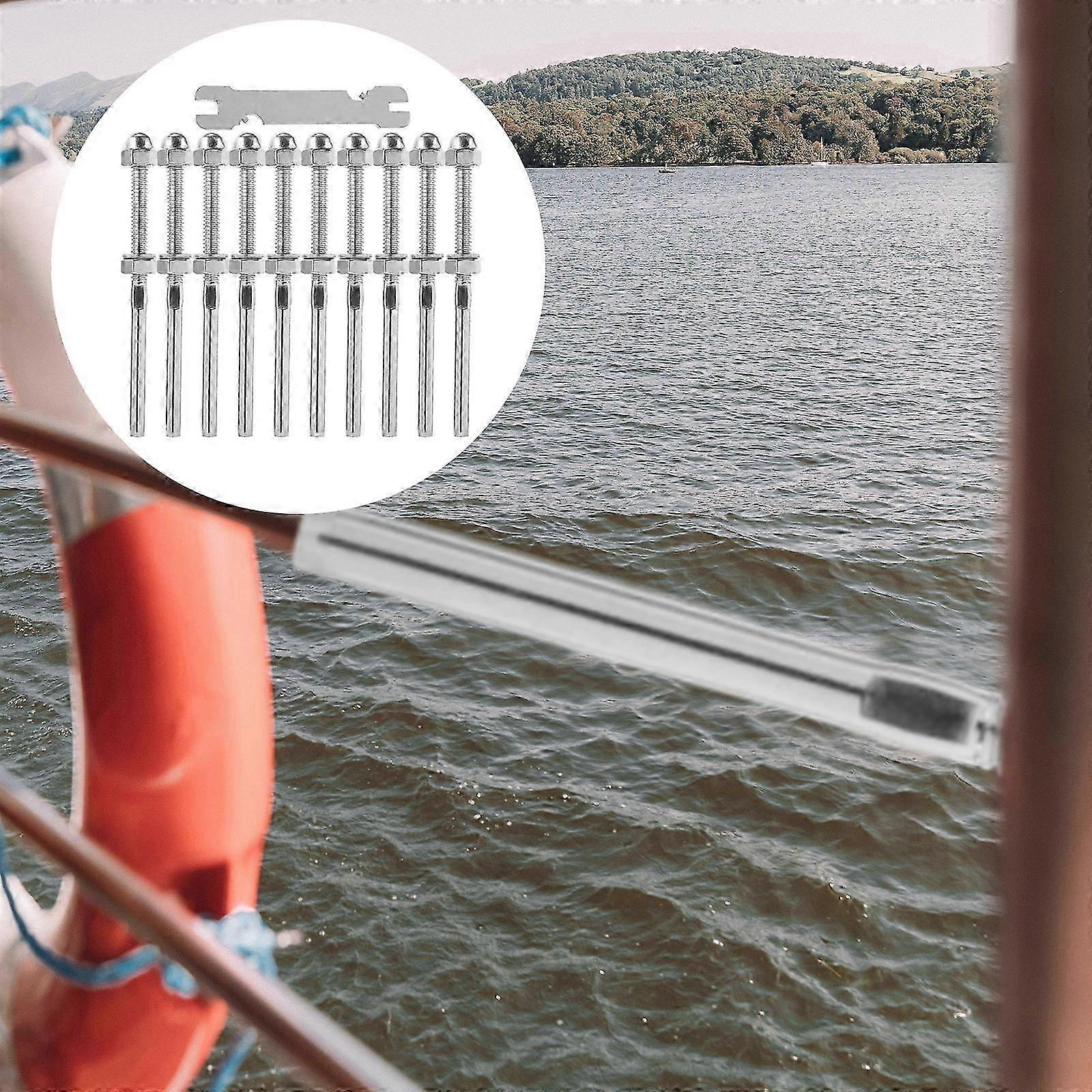 Threaded Terminal Cable Railing System for Wire Rope 10Pcs Kit