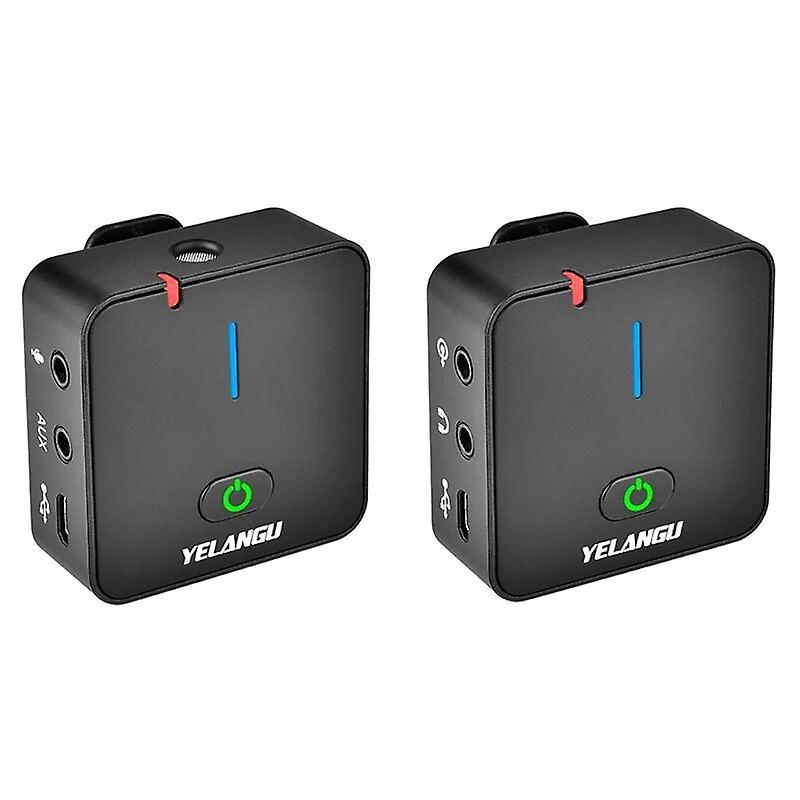 Microfono wireless portatile Lavalier Interview Recording per cellulare Pc Dslr Camera