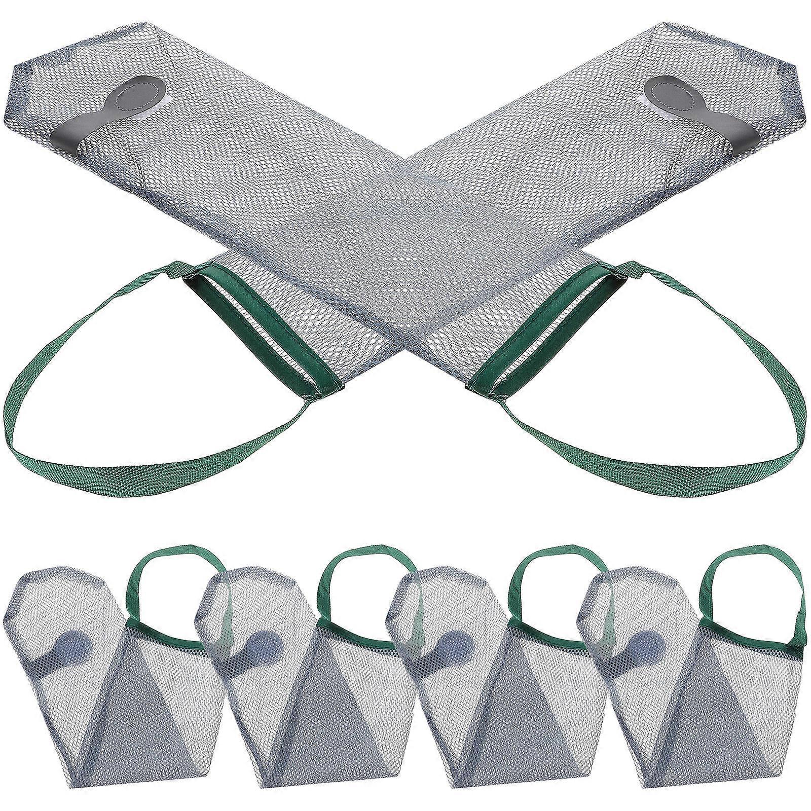 Garlic Storage Bag Fruit Mesh Bag for Kitchen Use 18Pcs Collection