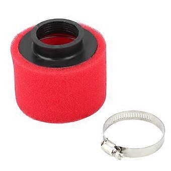 Luftfilter für Dirt Bike Scooter ATV Quad Motorrad Rot 48mm/1,89 inRechts Winkel
