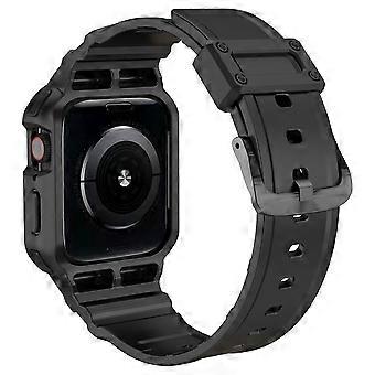 For Apple Watch Series 9 8 7 41mm/9 8 7 41 45mm Watch Band Replacement TPU Strap with Case Cover