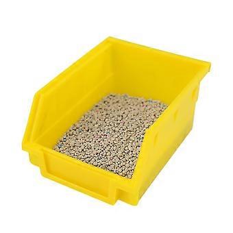 Plastic Bathtub for Hamster Bathroom Bath Use 3Pcs Yellow Set