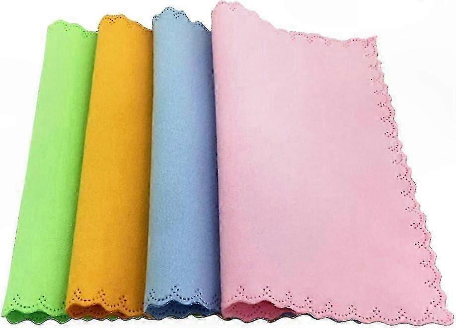 20-Pack Microfiber Cleaning Cloths for Glasses, Assorted Colors