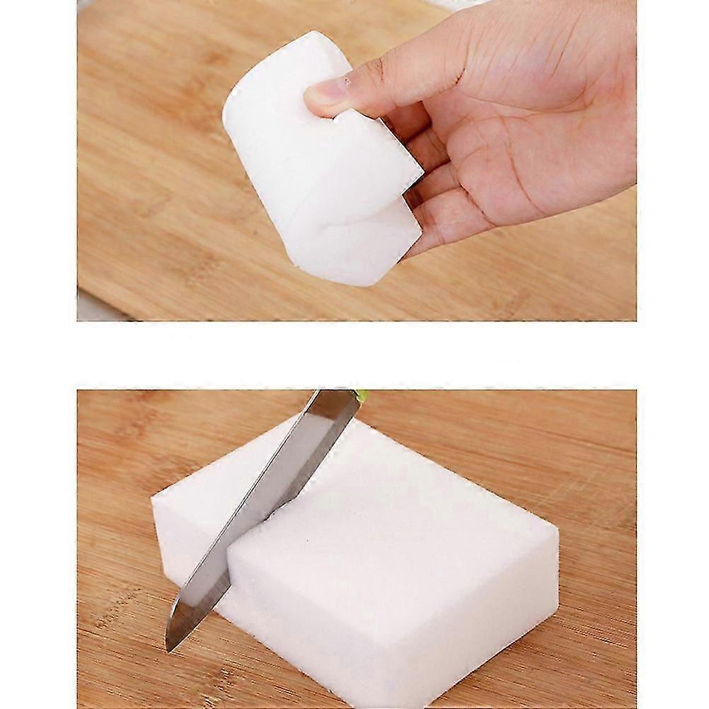 Melamine Sponge Eraser for Kitchen Cleaning 20Pcs White