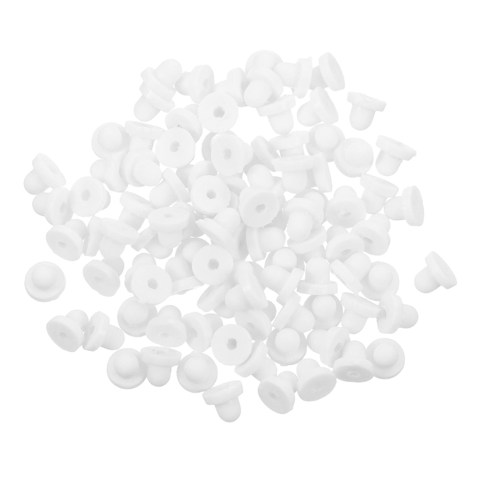 Earring Backs Silicone Secure Earring Stoppers for 100Pcs Soft