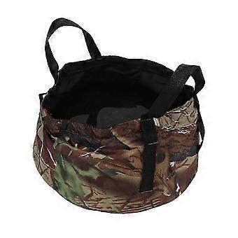 DTCY Collapsible Bucket with Handle Portable Folding Wash Basin Lightweight Water Container for Camping Hiking FishingOrange 26-27