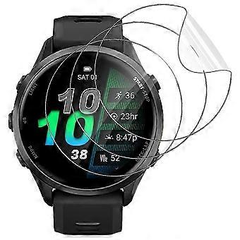3Pcs For Garmin Forerunner 970 TPU Watch Screen Protector 3D Edge Anti Scratch Hydrogel Film