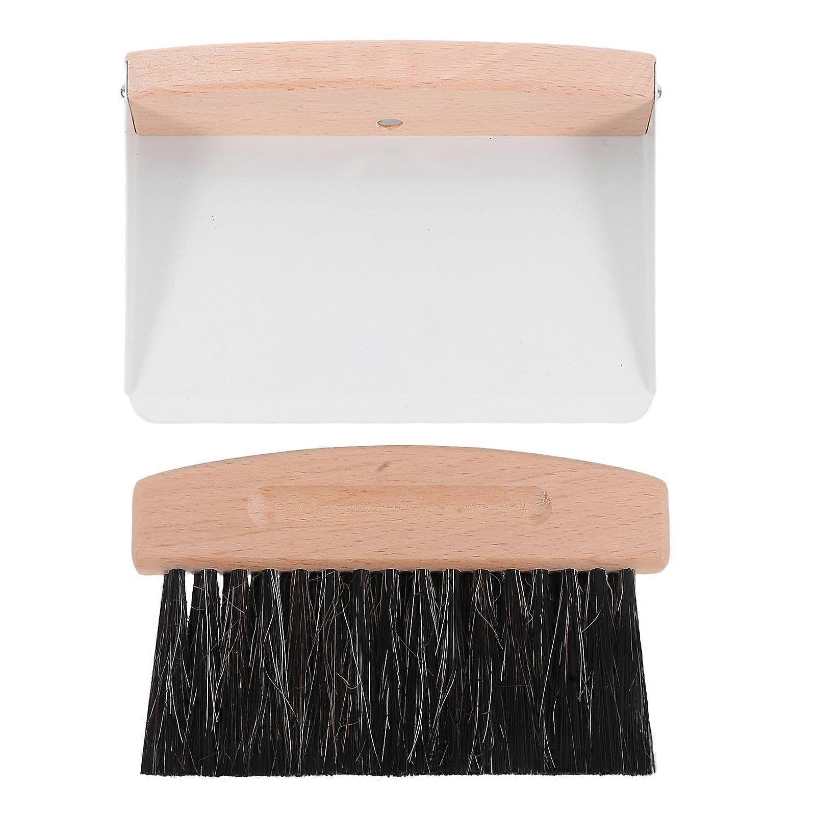 Desktop Broom with Dustpan for Efficient Cleaning 1Set Mini Handheld Kit