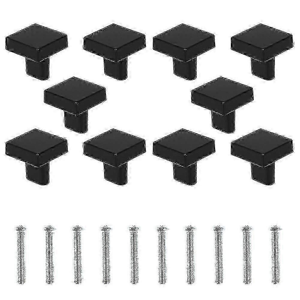 Brass Cabinet Knobs Antibacterial and Rustproof 10 Pack 25mm for Kitchen Cabinet Drawer Handles