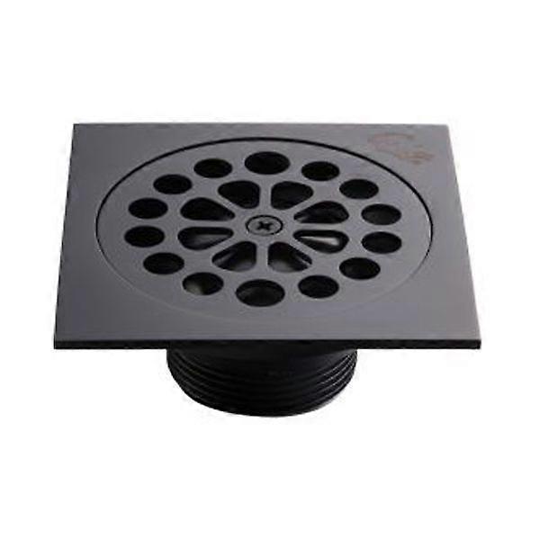 Gio Black Square Shower Trap