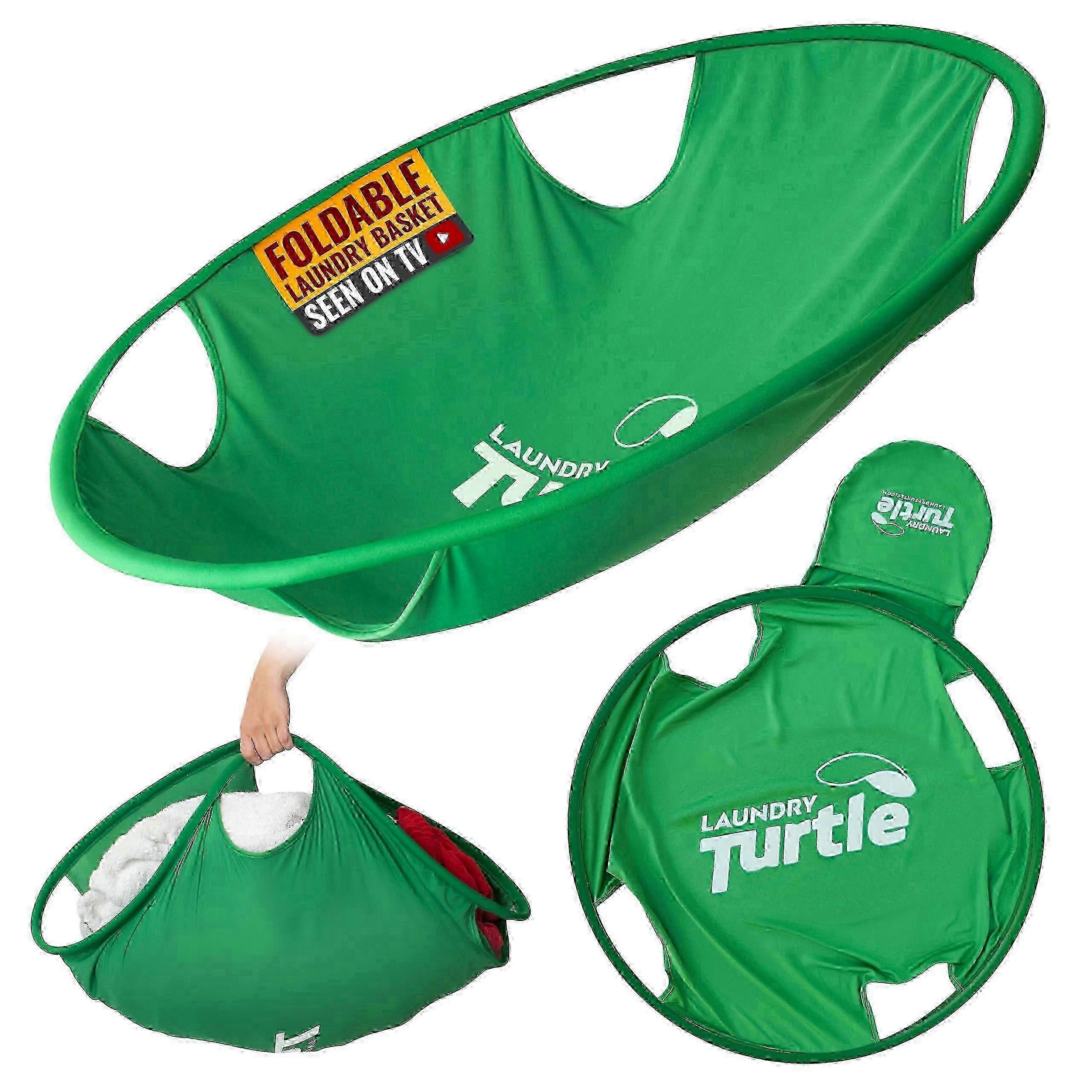 Large Foldable Laundry Basket | Laundry Turtle Design