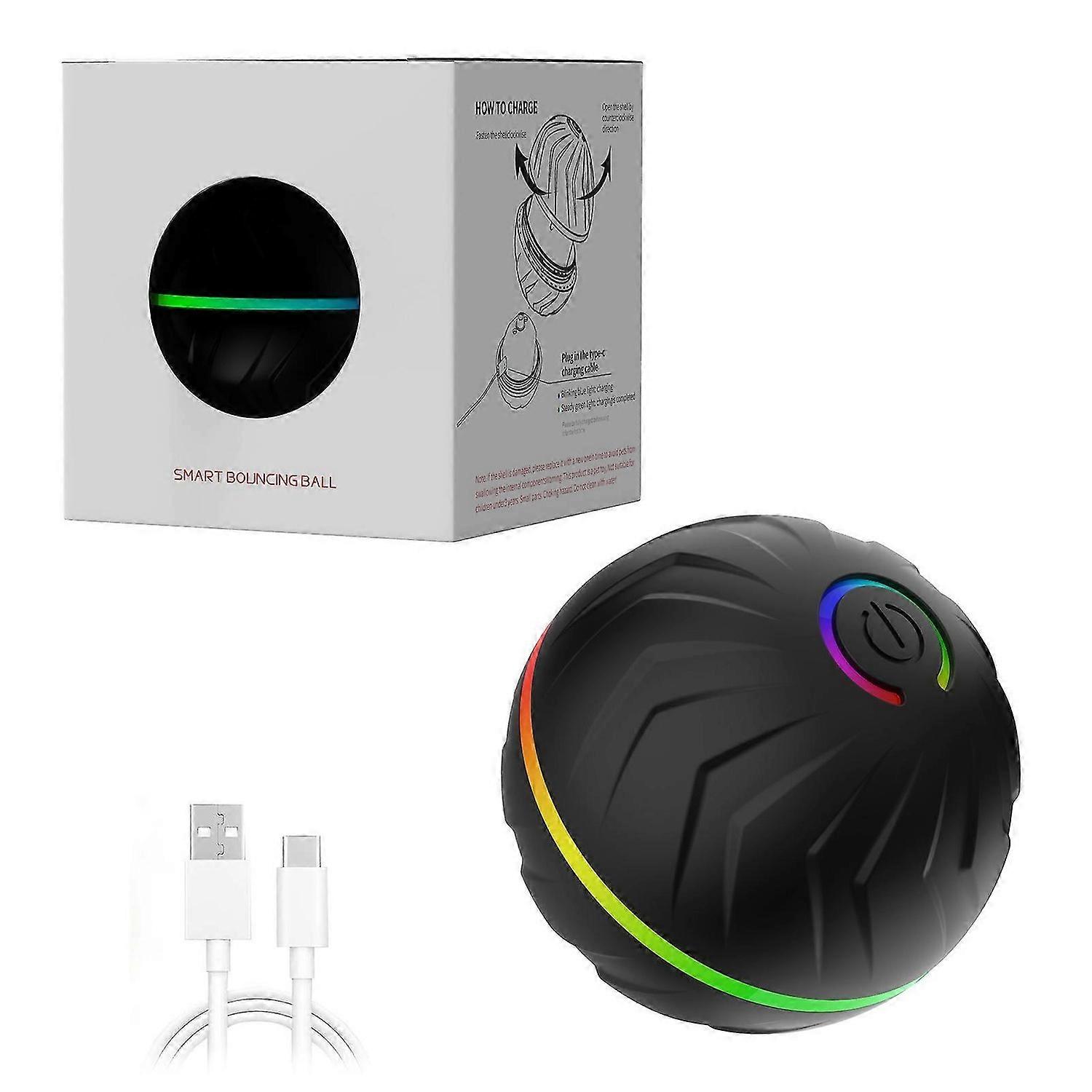 Smart Interactive Dog Toy Smart Motion Sensor Moving Bouncing for Indoor Playtime