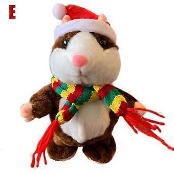 Simpatico criceto parlante in peluche, ripete quello che dici, muove il corpo e la testa, disponibile in 3 colori, in morbido peluche, adatto a bambini di età superiore ai 4 anni.