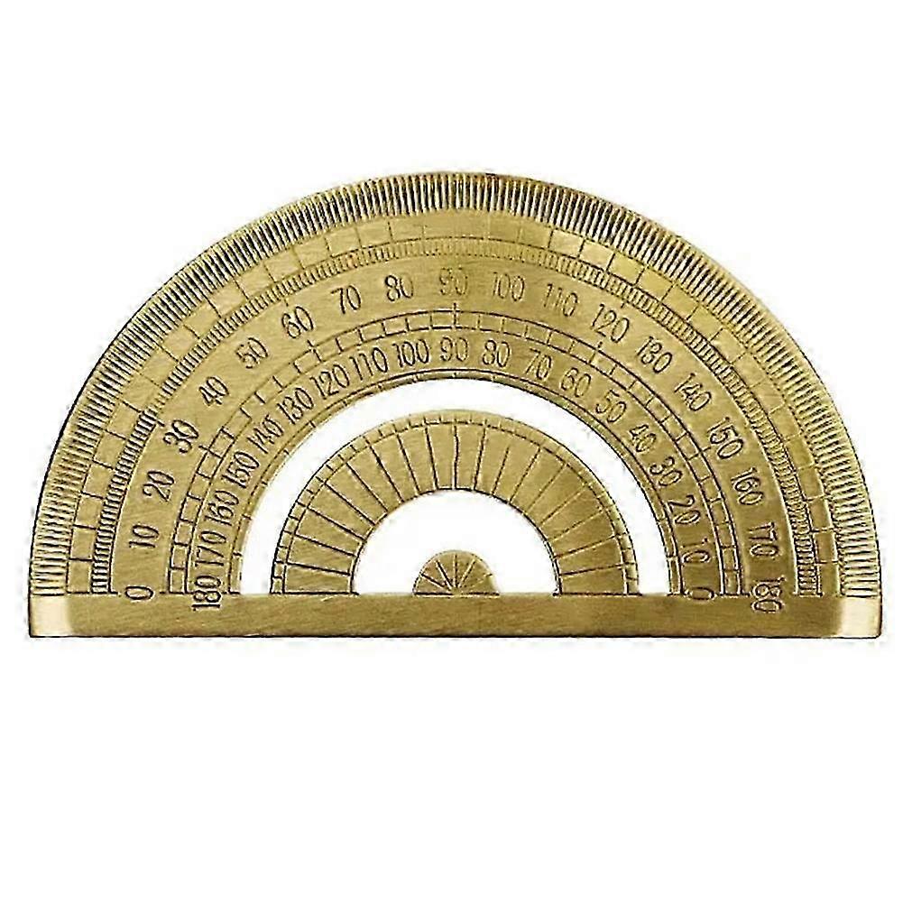 180 Degree Brass- Metal Tool compatible with Geometry, Drafting, Engineering