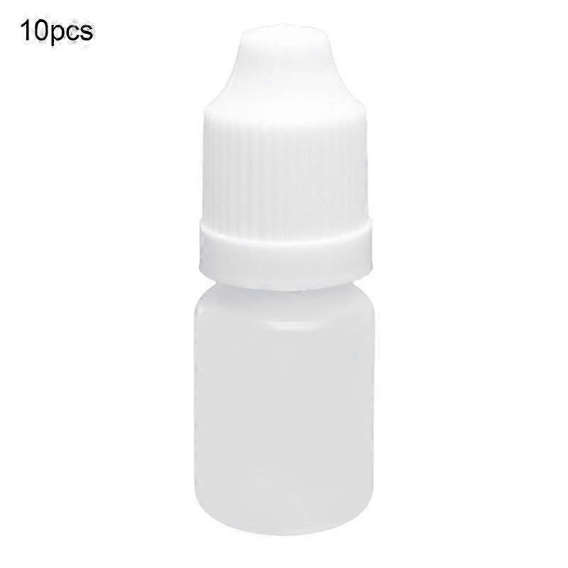 10Pcs 15ml Mini Empty Plastic Squeezable Liquid Eye Drops Refillable Bottle KAESI