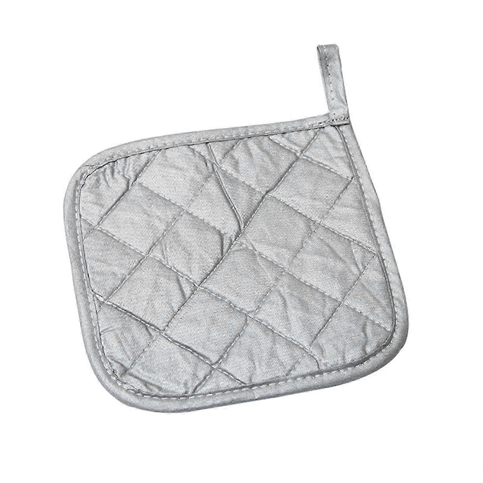 Cotton Heat Resistant Pot Holders Basic Square Solid Color Pot Holder for Indoor or Outdoor Usage
