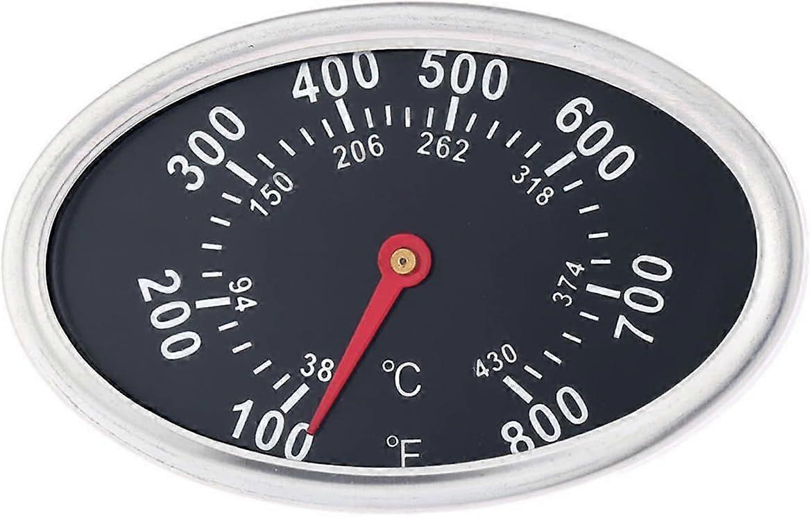 BBQ temperaturmåler - rygertermometer stor urskive