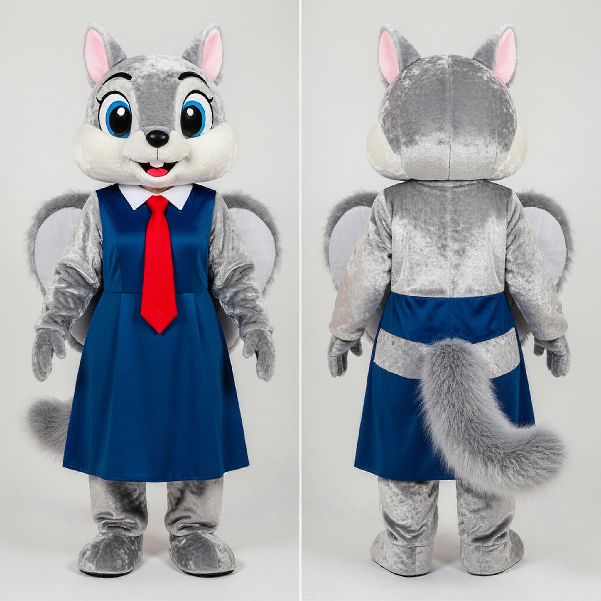 MASTICOT Silver Dressy Flying Squirrel Mascot