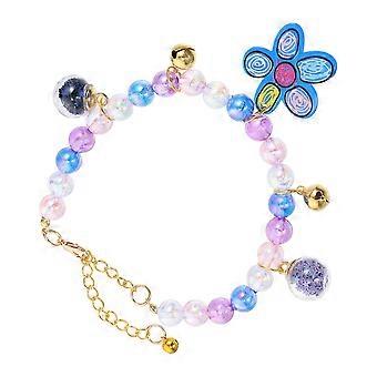 Adjustable Puppy Collar Decorative Pearl Collar Kitten Accessory 2Pcs