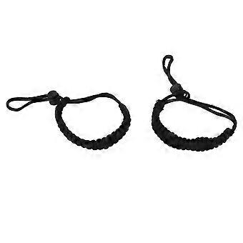 2pcs Rope Bottle Carrier Durable Hand Weaving Survival Umbrella Rope Cup Holder Handle