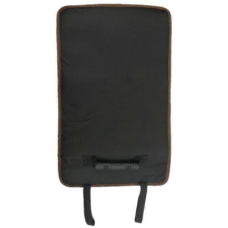 Rolling Tool Bag Large Capacity Polyester Multiple Pockets with Zipper for Storage Carrying