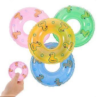 15pcs Mini Swimming Rings PP Decor