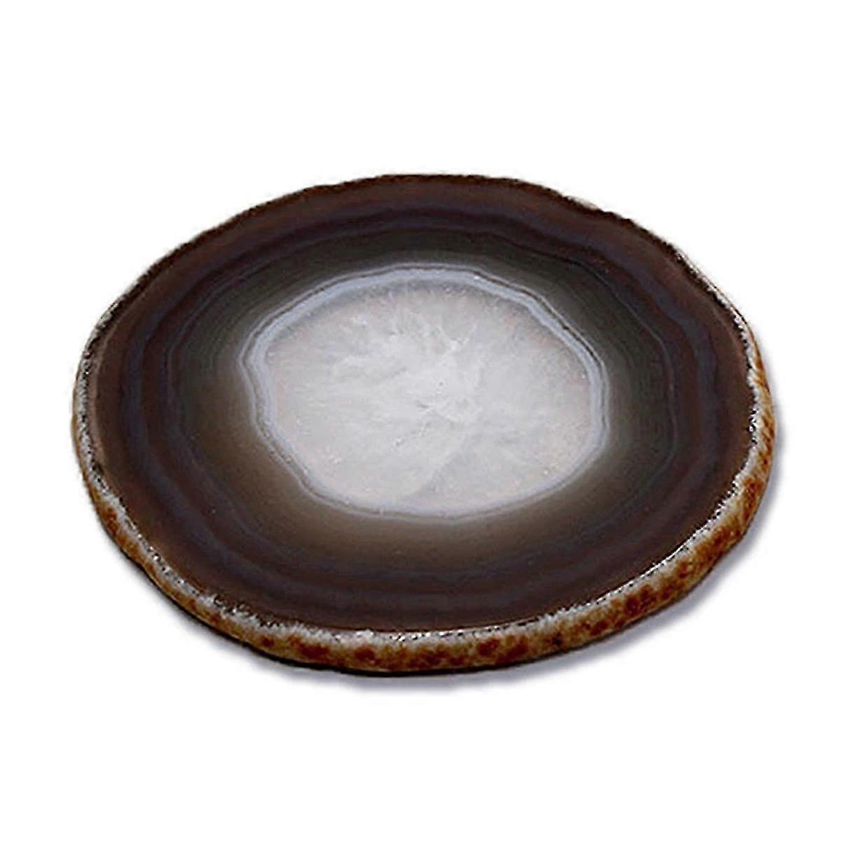 Heat Insulating Agate Coasters Purple Dyed
