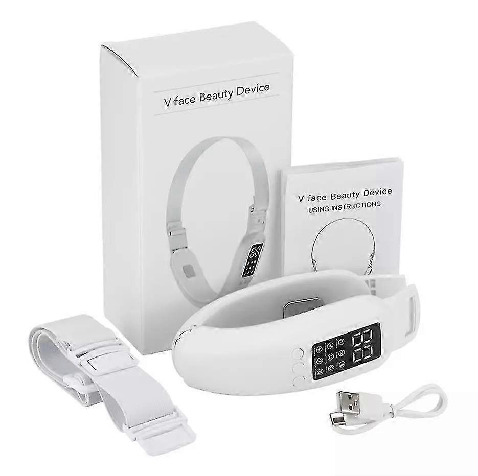 EMS + Red Blue Light Face Toning Device