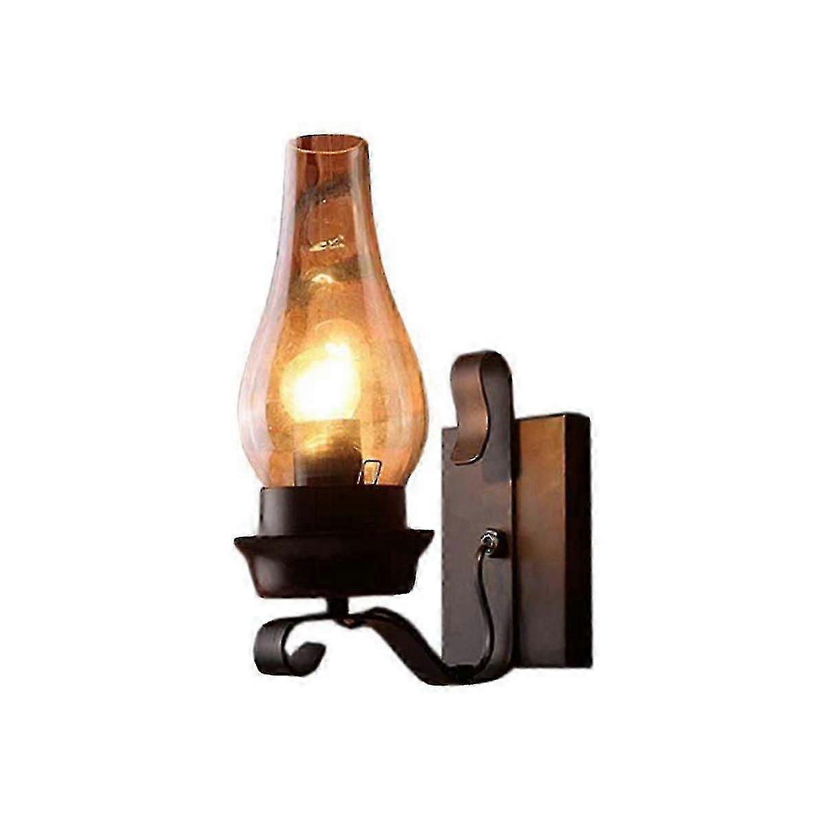 Rustic Iron Sconce Lamp