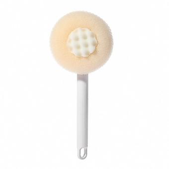 Badborstel voor exfoliëren, scrubben van het lichaam, verwijderen van vuil, rugscrub in bad, afvegen met een scrubhanddoek, massageborstel voor dames